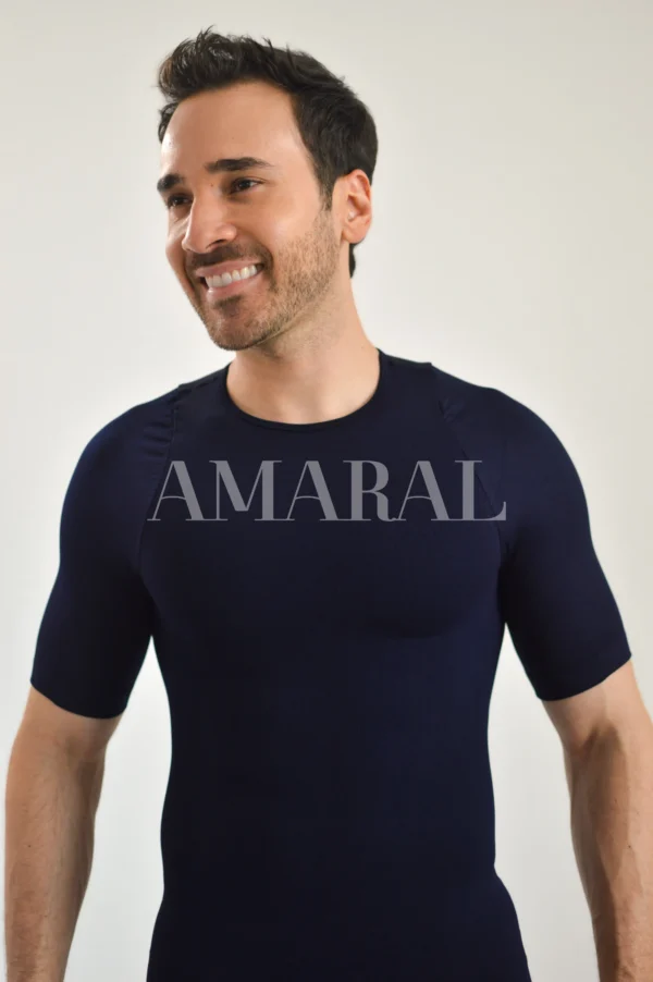 CAMISETA MODELADORA CUELLO REDONDO