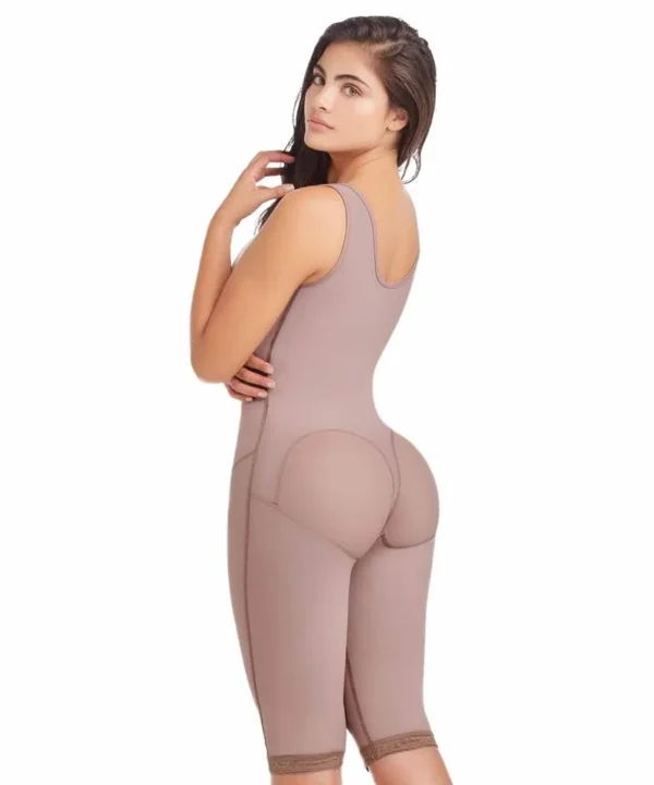 156603-800-auto FAJA DE ALTA COMPRENSIÓN DE BROCHES CON MOLDEO DE PIERNAS Y ESPALDA